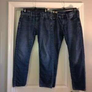 Abercrombie Men’s Jeans Sz 28x30 Lot of 2